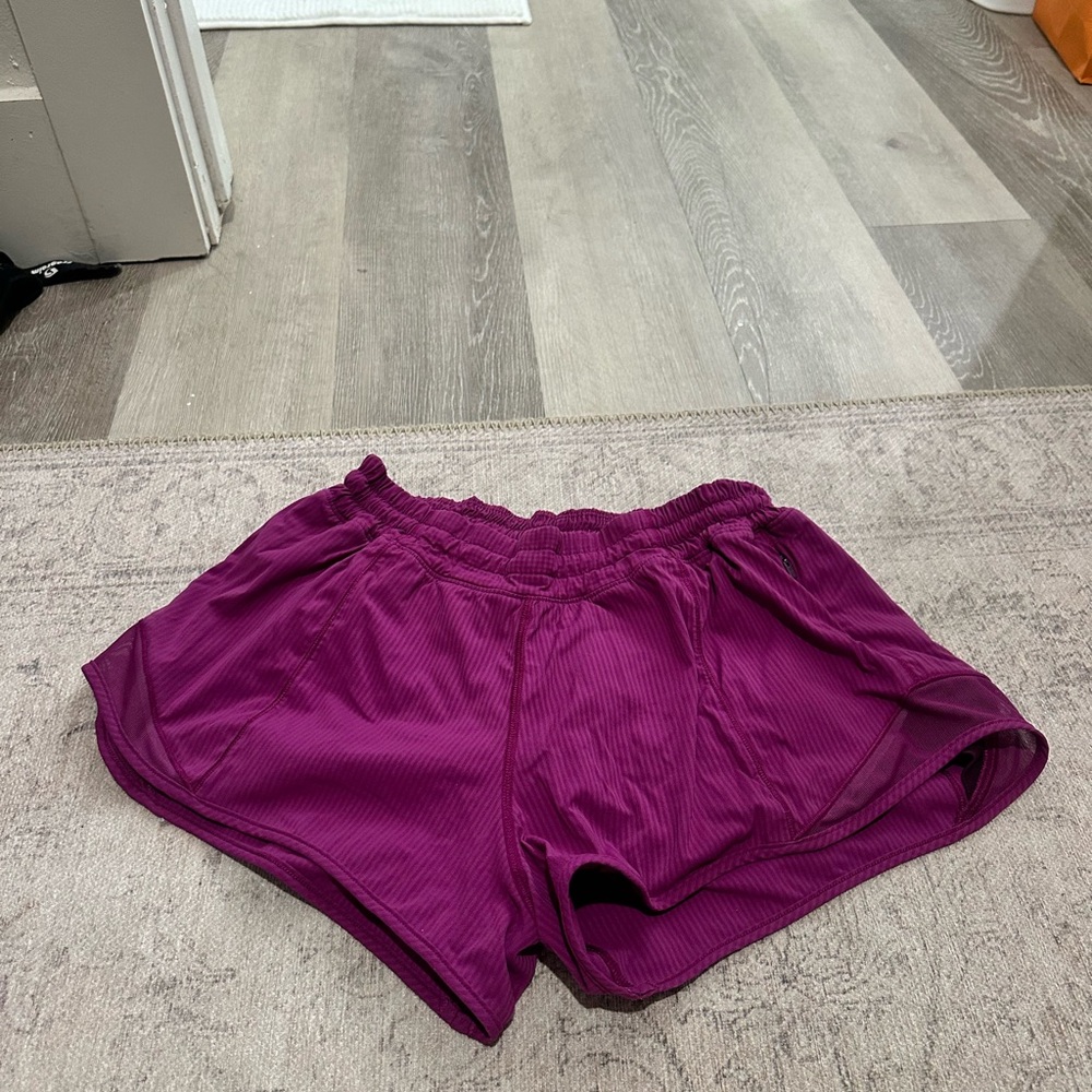 Lululemon Athletica Purple Athletic Shorts Lightweight Fit